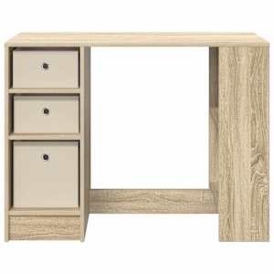 Stůl se zásuvkou Sonoma dub 100 x 40 x 75 cm kompozitní dřevo - obrázek 6