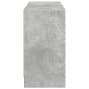 Stůl s policí Betonově šedá 100 x 40 x 75 cm kompozitní dřevo - obrázek 7