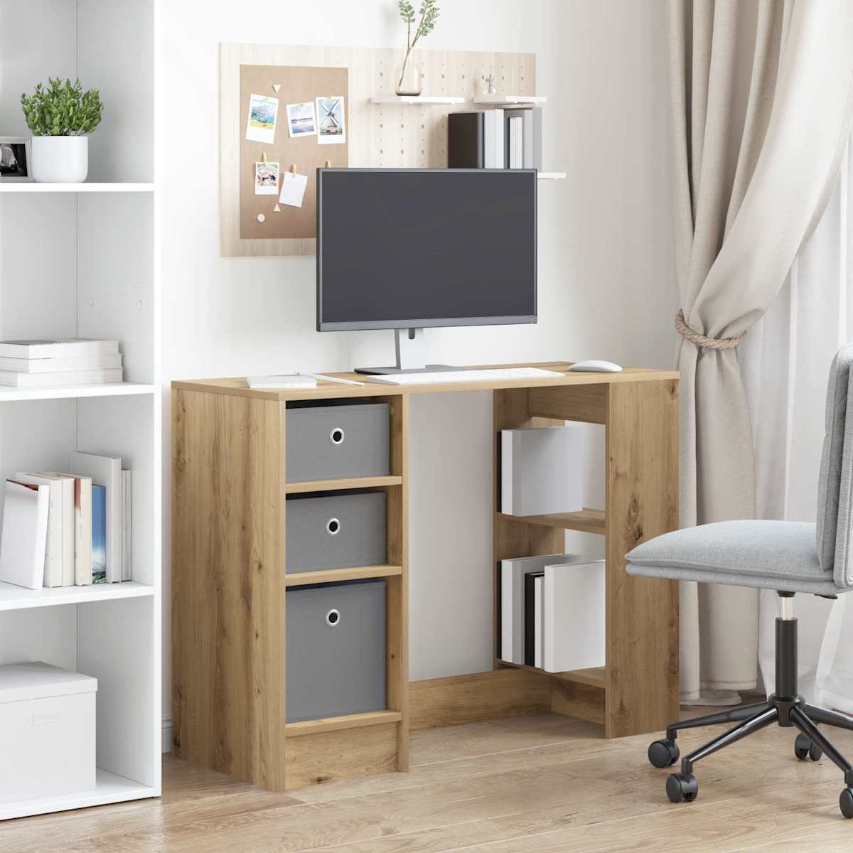 Bord 100 x 40 x 75 cm Konstrueret træ - Billede 4