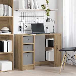 Miza s predalom Umetni hrast 100 x 40 x 75 cm Konstruiran les