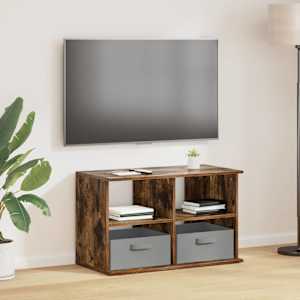 Stojan na TV se zásuvkou Kouřový dub 79 x 40 x 48 cm - obrázek 1