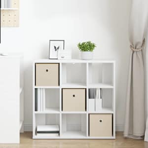 Servírovací skříň se zásuvkou Bílá 73,5 x 24 x 69,5 cm - obrázek 4