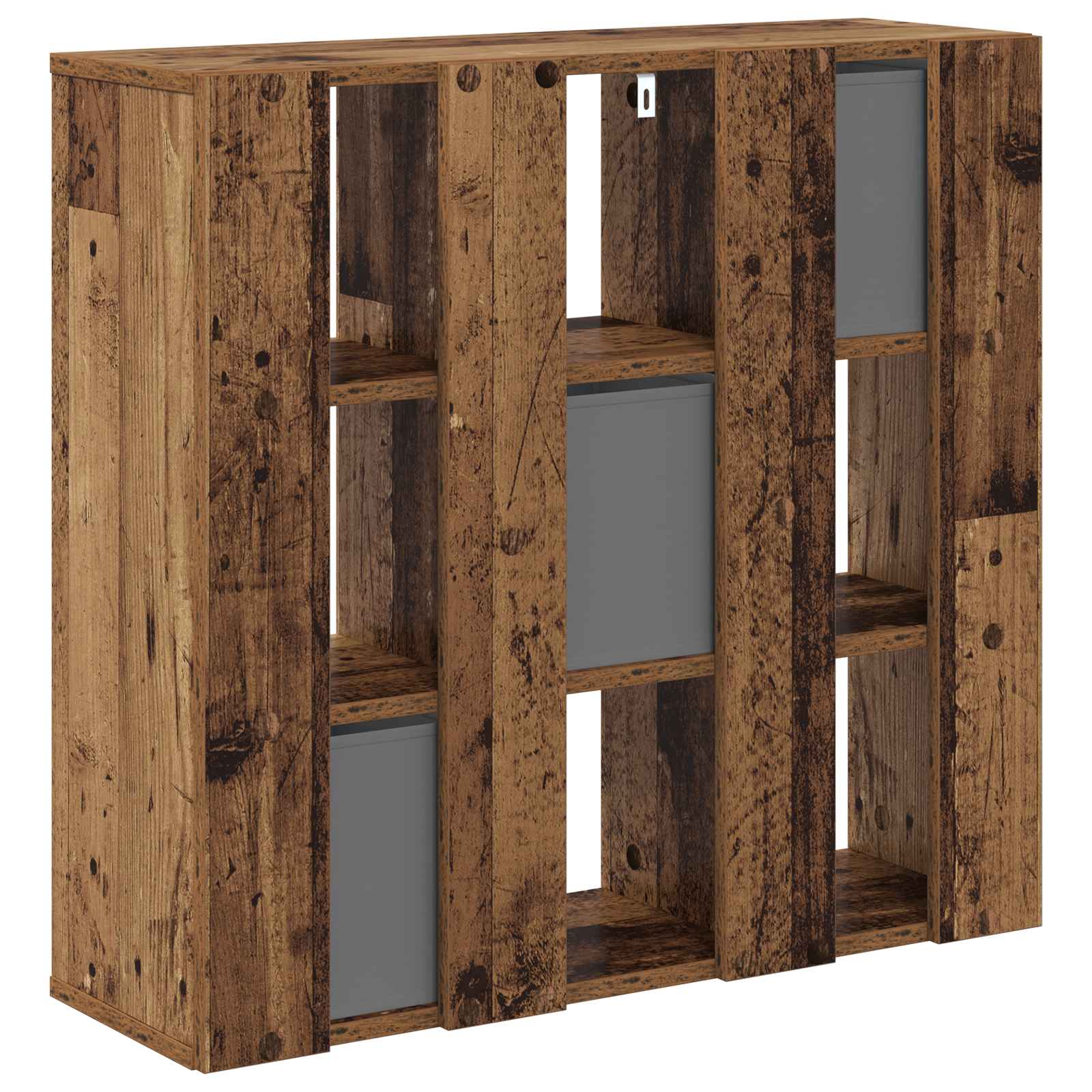 Servírovací skříň se zásuvkou Staré dřevo 73,5 x 24 x 69,5 cm - obrázek 8