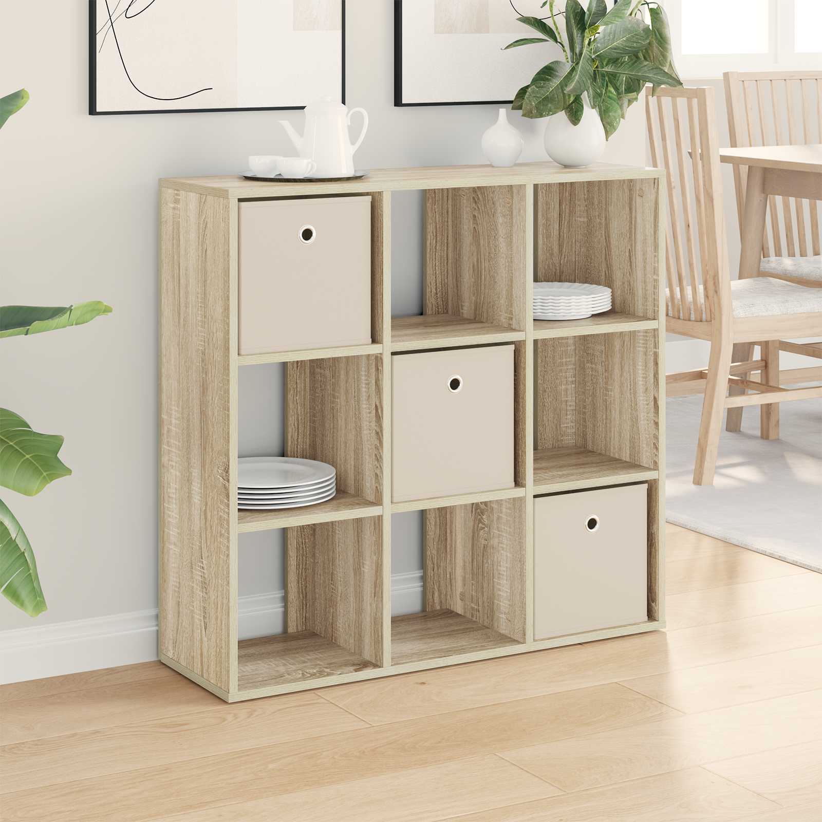 vidaXL Bufet cu sertar Stejar Sonoma 88,5 x 29 x 84,5 cm