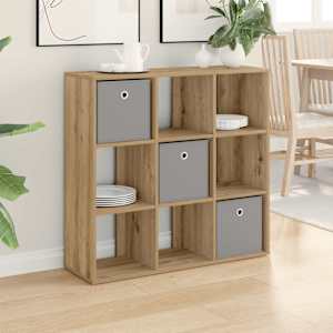 Servírovací skříň Artisanový dub 88,5 x 29 x 84,5 cm - obrázek 1