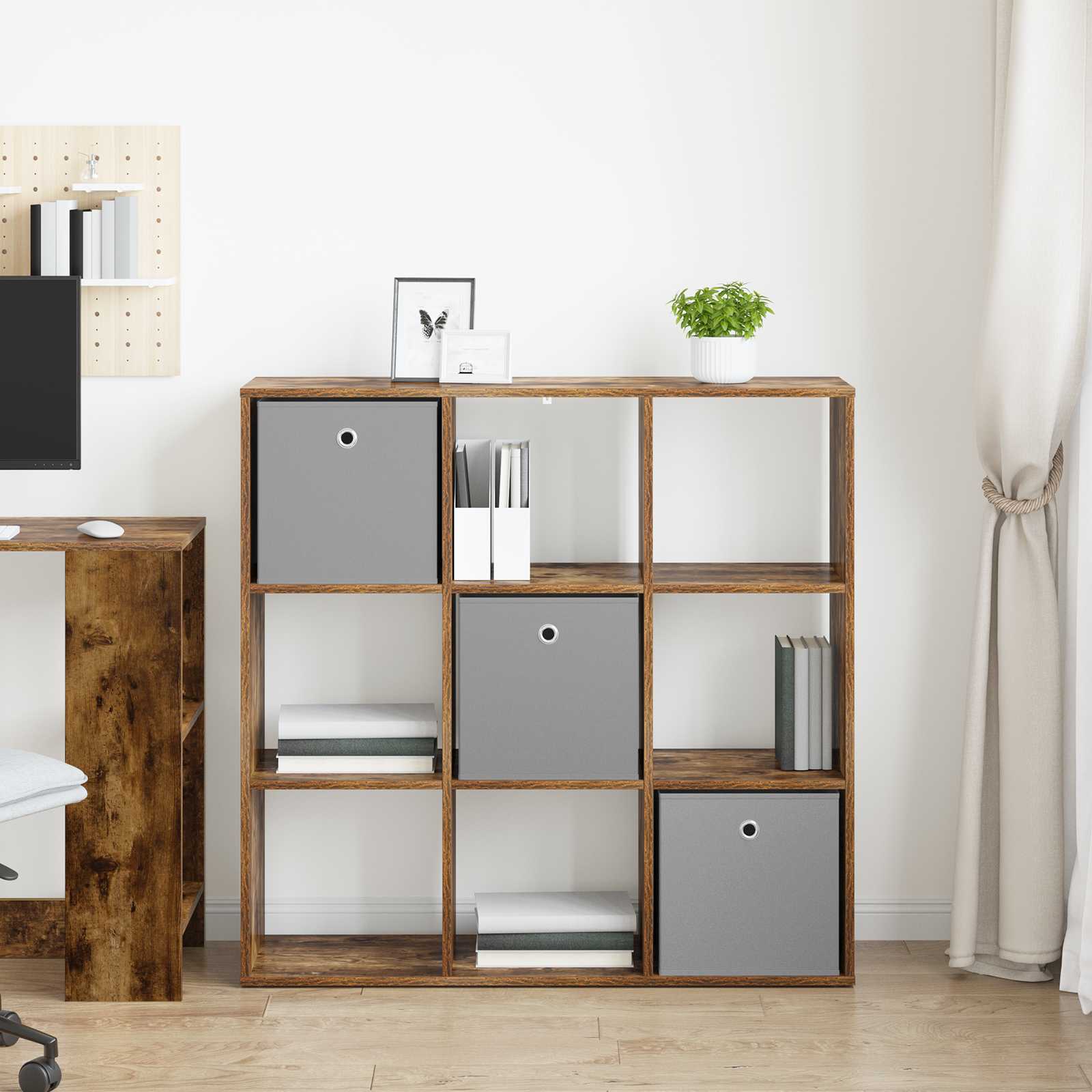 Servírovací skříň se zásuvkou Kouřový dub 102 x 31 x 99,5 cm - obrázek 4