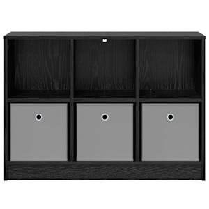 Servírovací skříň se zásuvkou Černý dub 88,5 x 27,5 x 63,5 cm - obrázek 6