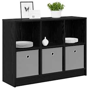 Servírovací skříň se zásuvkou Černý dub 88,5 x 27,5 x 63,5 cm - obrázek 3