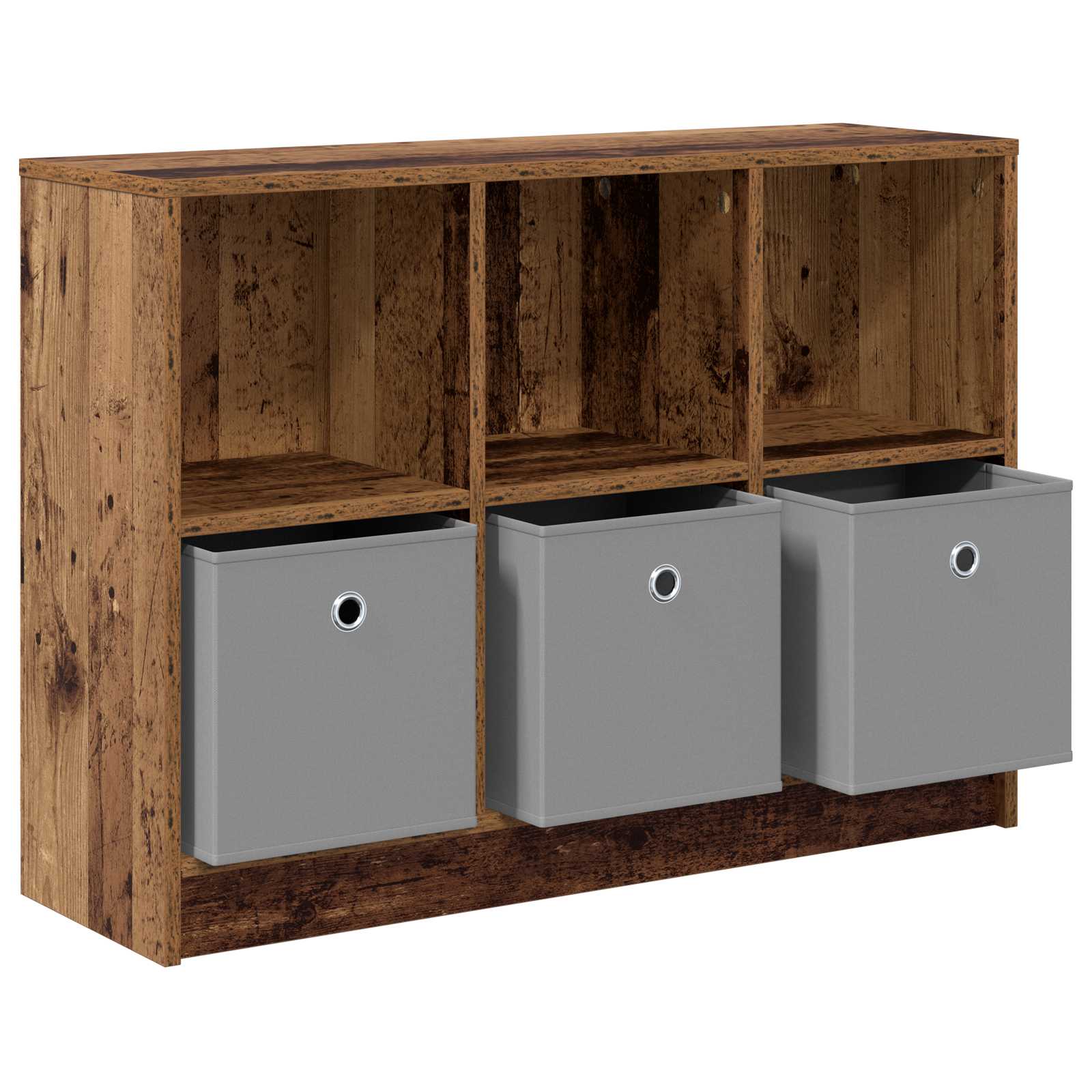 Servírovací skříň se zásuvkou Staré dřevo 88,5 x 27,5 x 63,5 cm - obrázek 5