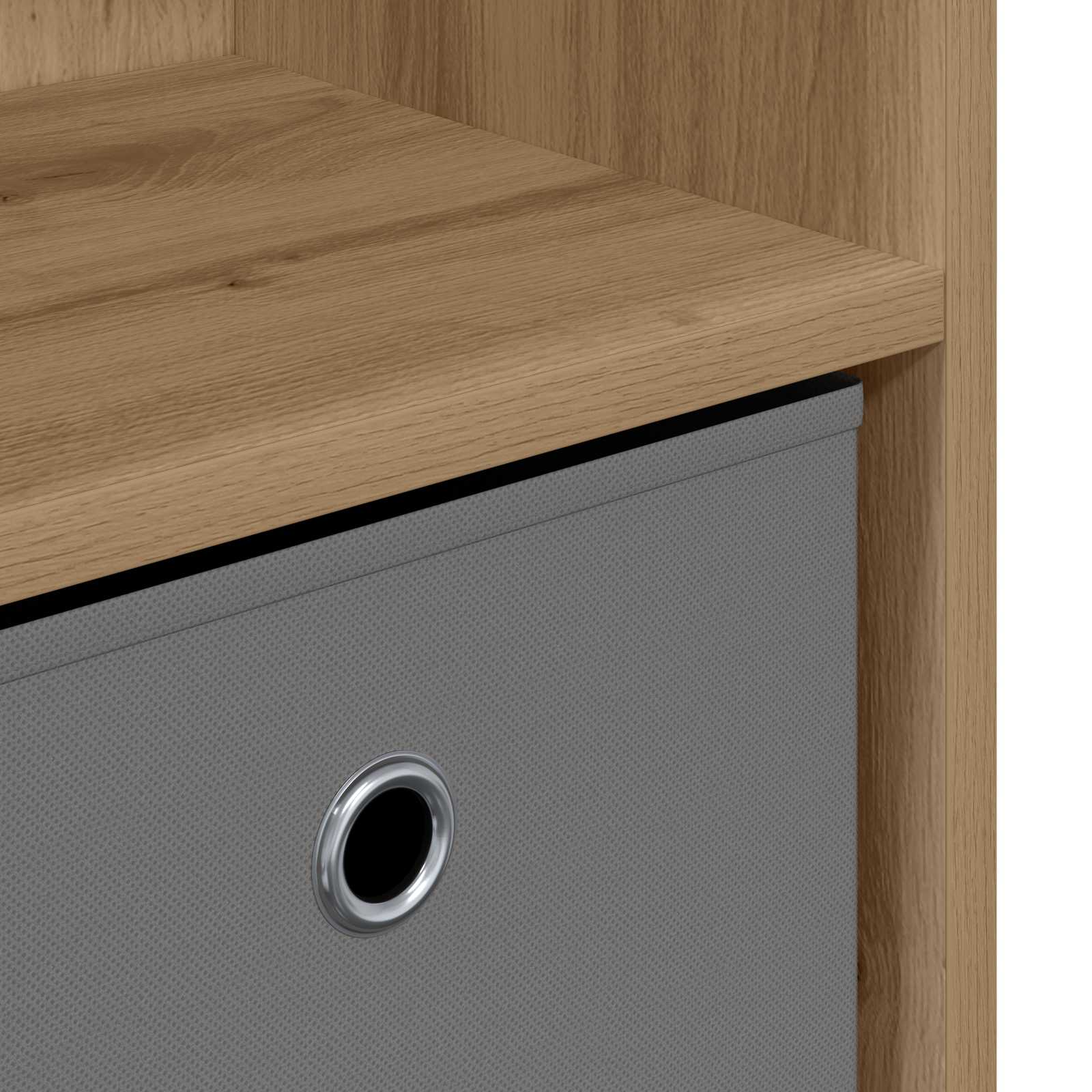 Servírovací skříň Artisanový dub 88,5 x 27,5 x 63,5 cm - obrázek 10
