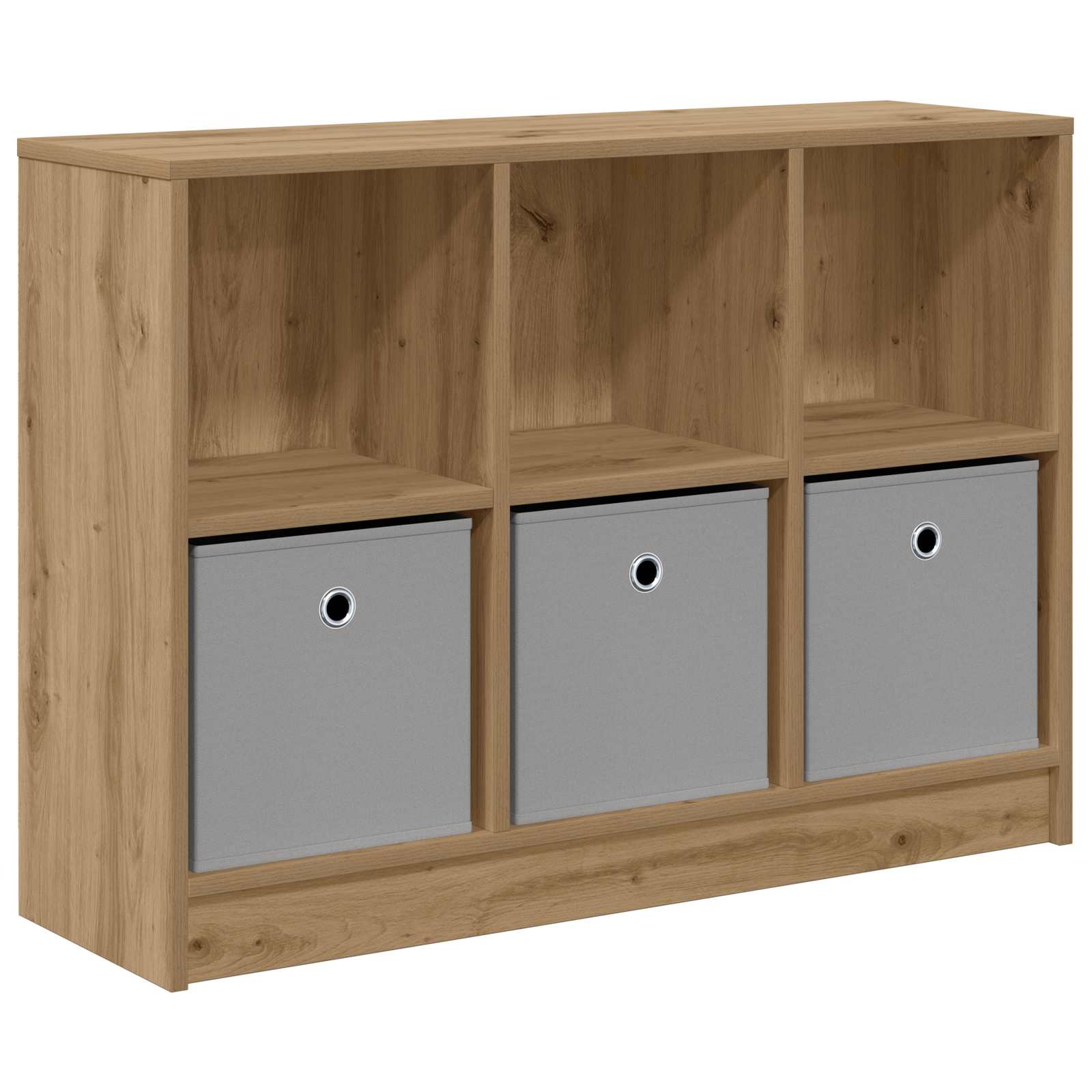 Servírovací skříň Artisanový dub 88,5 x 27,5 x 63,5 cm - obrázek 2