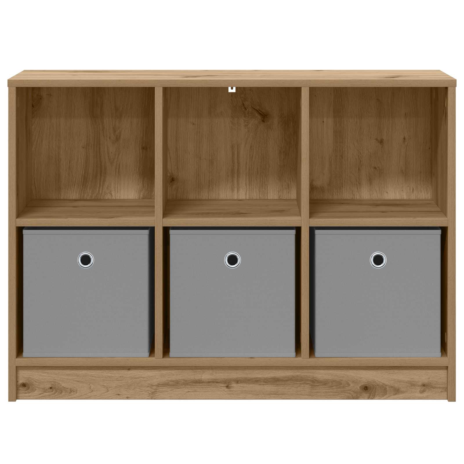 Servírovací skříň Artisanový dub 88,5 x 27,5 x 63,5 cm - obrázek 6