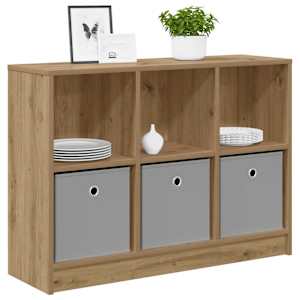 Servírovací skříň Artisanový dub 88,5 x 27,5 x 63,5 cm - obrázek 3