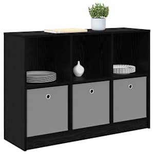 Servírovací skříň se zásuvkou Černý dub 102 x 32 x 73,5 cm - obrázek 3