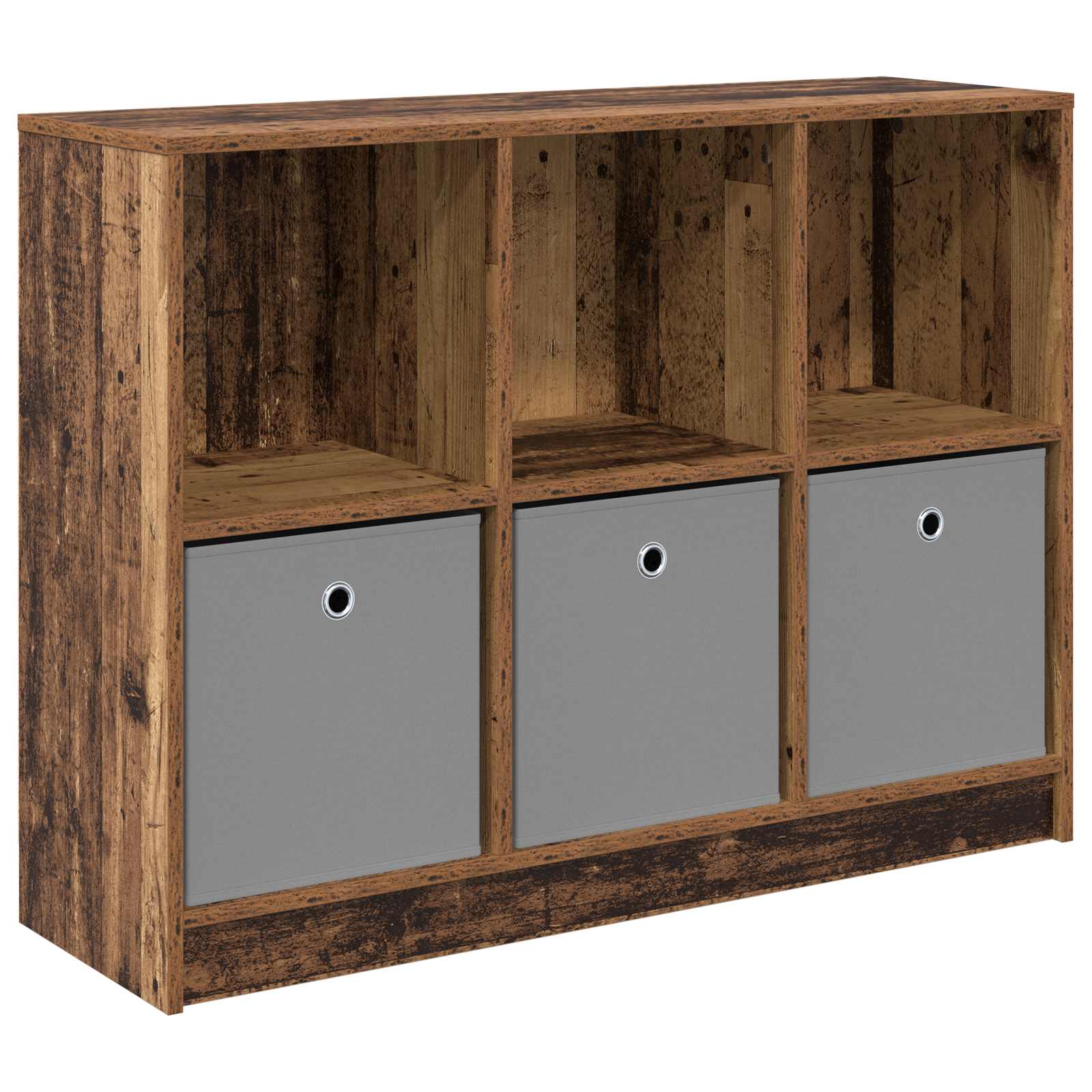 Servírovací skříň se zásuvkou Staré dřevo 102 x 32 x 73,5 cm - obrázek 2