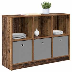 Servírovací skříň se zásuvkou Staré dřevo 102 x 32 x 73,5 cm - obrázek 3
