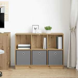 Servírovací skříň Artisanový dub 102 x 32 x 73,5 cm - obrázek 4