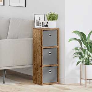 Strani šal s predalom Star les 25,5 x 22 x 69,5 cm