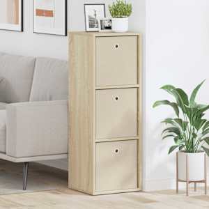 Strani šal s predalom Sonoma hrast 35 x 32 x 99,5 cm