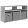 vidaXL Madal laud sahtliga Betoonhall 72 x 22,5 x 38 cm