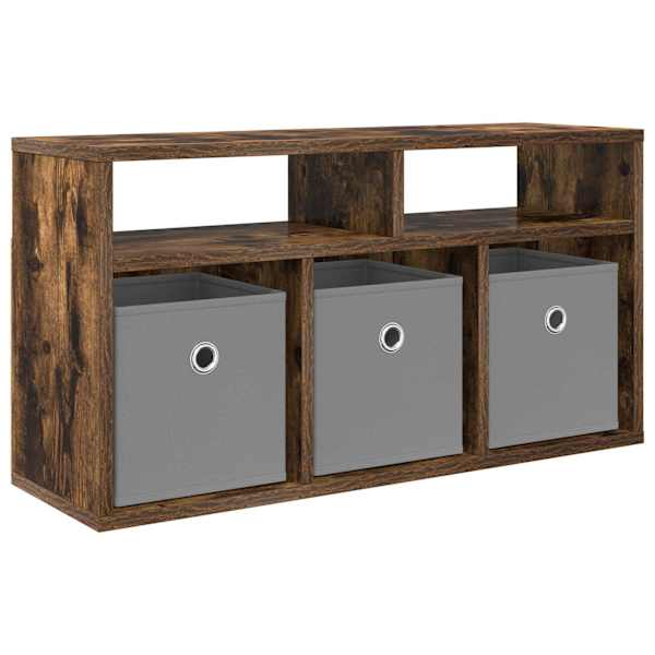 vidaXL Madal laud sahtliga Suitsetatud tamm 72 x 22,5 x 38 cm