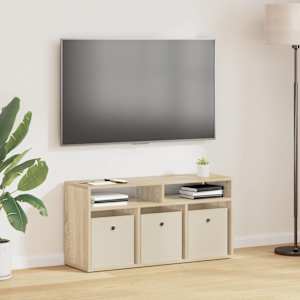 Nizek šalter s predalom Sonoma hrast 87 x 27,5 x 43 cm