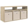 vidaXL Madal laud sahtliga Sonoma tamm 87 x 27,5 x 43 cm