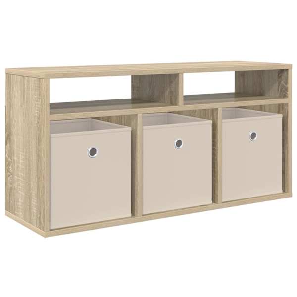 vidaXL Madal laud sahtliga Sonoma tamm 87 x 27,5 x 43 cm