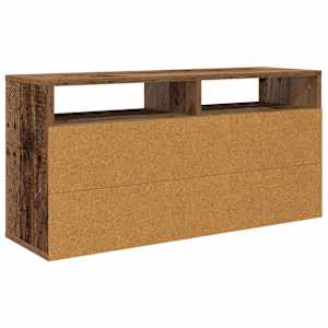 Nízký skříň se zásuvkou Staré dřevo 87 x 27,5 x 43 cm - obrázek 8
