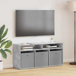 Nizek šalter s predalom Betonsko siva 102 x 32 x 48,5 cm