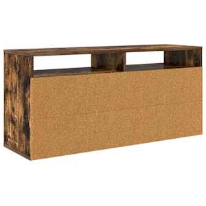 Nízký skříň se zásuvkou Kouřový dub 102 x 32 x 48,5 cm - obrázek 8