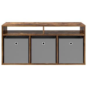 Nízký skříň se zásuvkou Kouřový dub 102 x 32 x 48,5 cm - obrázek 6