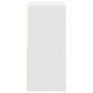Noční stolek 2 pcs Bílá 25,5 x 22 x 49,5 cm kompozitní dřevo - obrázek 7