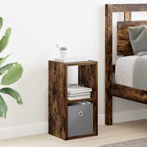 Nočna omarica Dimljeni oreh 25,5 x 22 x 49,5 cm Konstruiran les