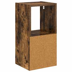 Noční stolek Kouřový dub 25,5 x 22 x 49,5 cm kompozitní dřevo - obrázek 8