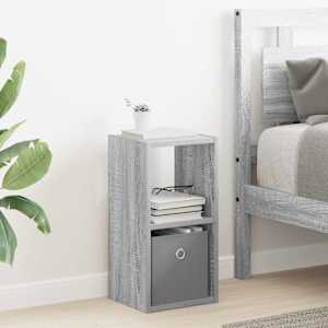 Nočna omarica Siva Sonoma 25,5 x 22 x 49,5 cm Konstruiran les