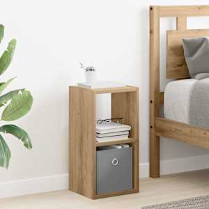 Nočna omarica Umetni hrast 25,5 x 22 x 49,5 cm Konstruiran les