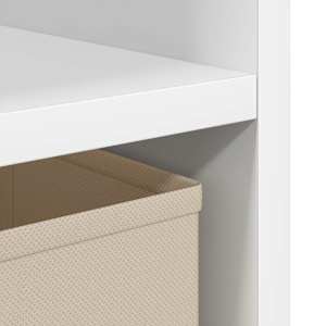 Noční stolek 2 pcs Bílá 30,5 x 27 x 59,5 cm kompozitní dřevo - obrázek 10
