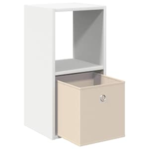 Noční stolek 2 pcs Bílá 30,5 x 27 x 59,5 cm kompozitní dřevo - obrázek 5