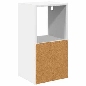 Noční stolek 2 pcs Bílá 30,5 x 27 x 59,5 cm kompozitní dřevo - obrázek 8