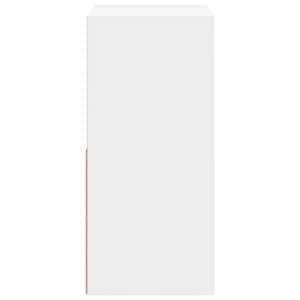 Noční stolek 2 pcs Bílá 30,5 x 27 x 59,5 cm kompozitní dřevo - obrázek 7