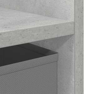 Noční stolek 2 pcs Betonově šedá 30,5 x 27 x 59,5 cm - obrázek 10