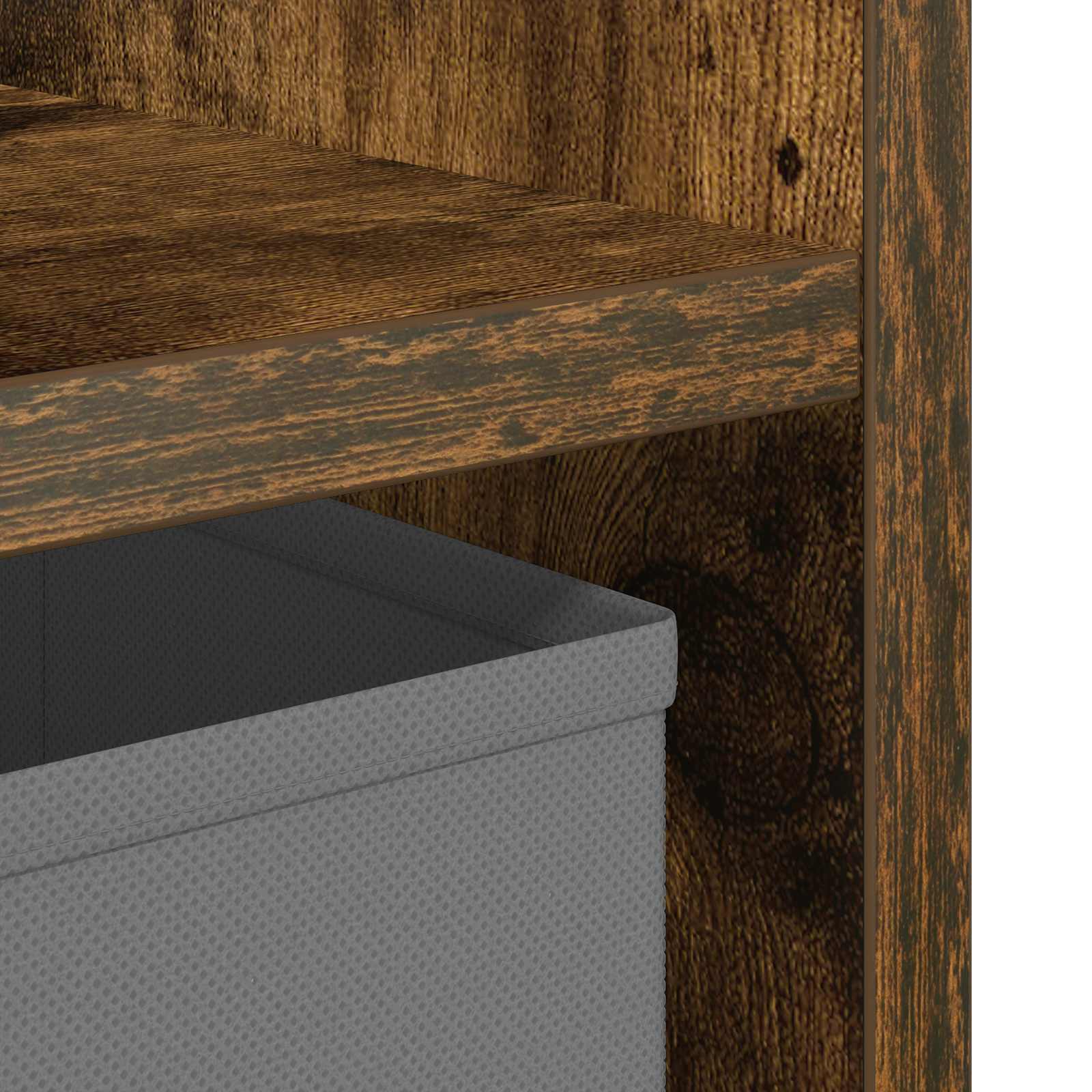 Nočna omarica Dimljeni oreh 30,5 x 27 x 59,5 cm Konstruiran les - slika 10