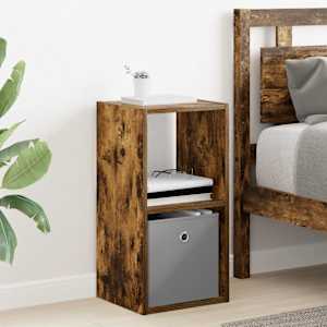 Nočna omarica Dimljeni oreh 30,5 x 27 x 59,5 cm Konstruiran les