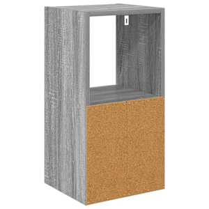 Noční stolek se zásuvkou 2 pcs Šedá Sonoma 30,5 x 27 x 59,5 cm - obrázek 8