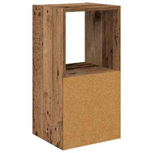 Noční stolek se zásuvkou 2 pcs Staré dřevo 30,5 x 27 x 59,5 cm - obrázek 8