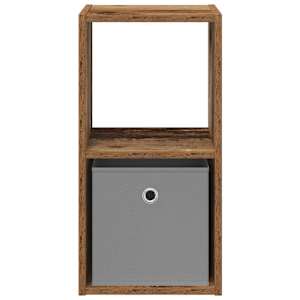 Noční stolek se zásuvkou 2 pcs Staré dřevo 30,5 x 27 x 59,5 cm - obrázek 6