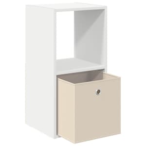 Noční stolek 2 pcs Bílá 35 x 32 x 68,5 cm kompozitní dřevo - obrázek 5