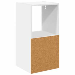 Noční stolek 2 pcs Bílá 35 x 32 x 68,5 cm kompozitní dřevo - obrázek 8
