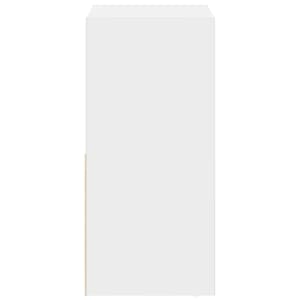 Noční stolek 2 pcs Bílá 35 x 32 x 68,5 cm kompozitní dřevo - obrázek 7